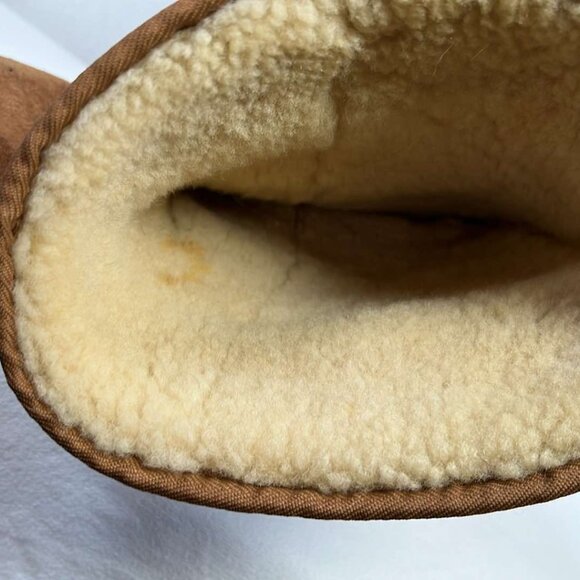 UGG Classic Tall Embroidered Chestnut Boots SZ 9(?)  Boho Festival Hippie Y2K - Picture 9 of 11